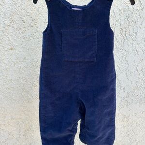 Classic Prep Navy Corduroy Overalls